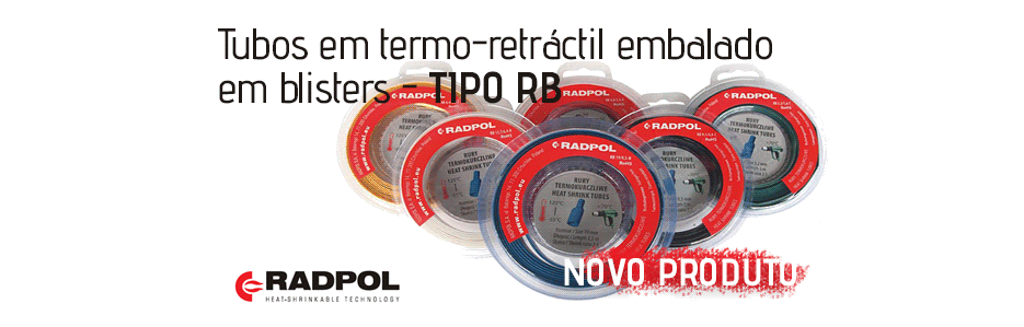 A nova opção para Tubos Termo-Retrátil  da Radpol