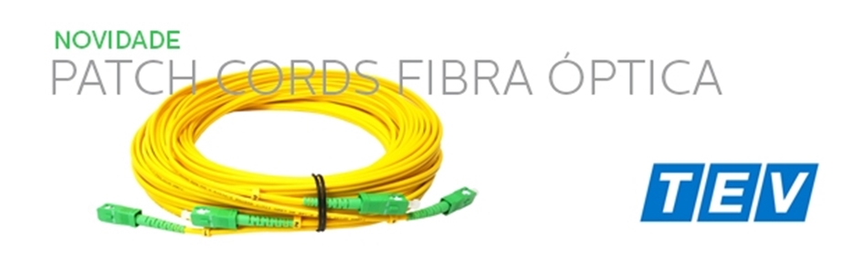 Patch Cord Fibra Óptica da Tev